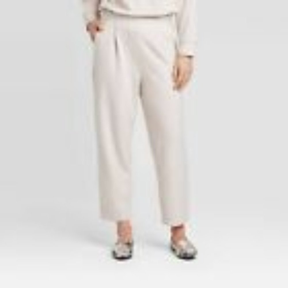 Neutral Heather Cozy Fleece Pants - Picture 2 of 3